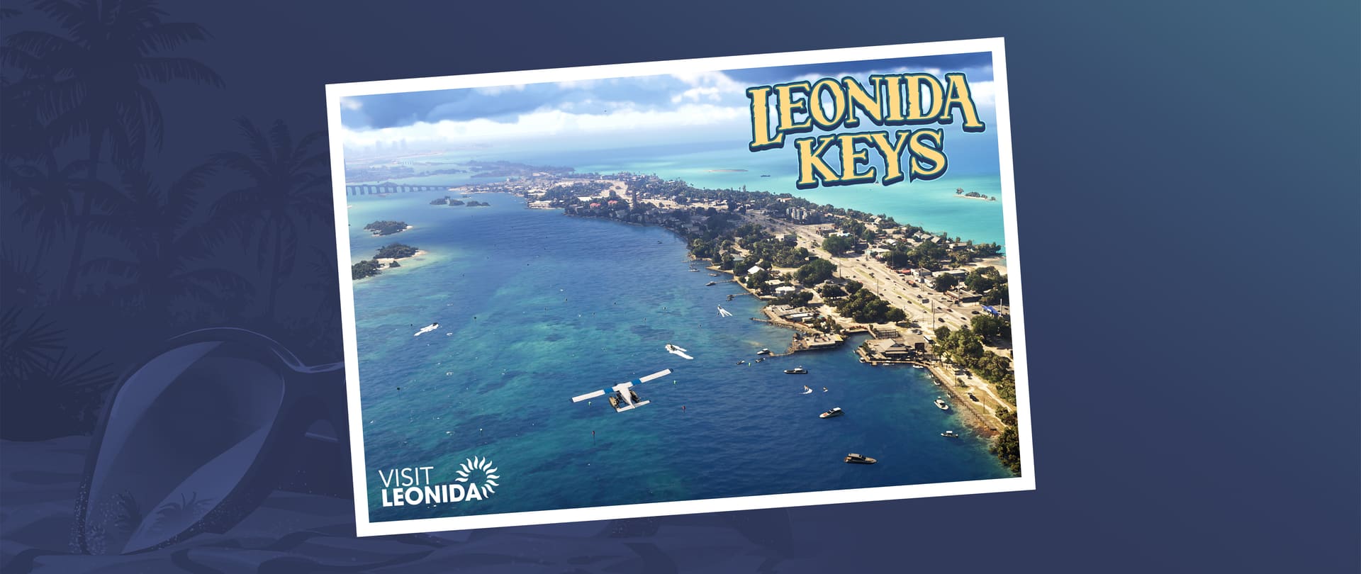 Postal oficial de los Leonida Keys